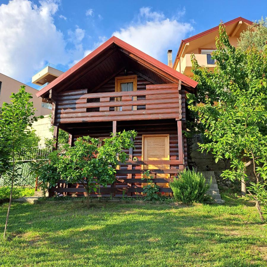 Timber House Villa Teodo Esterno foto