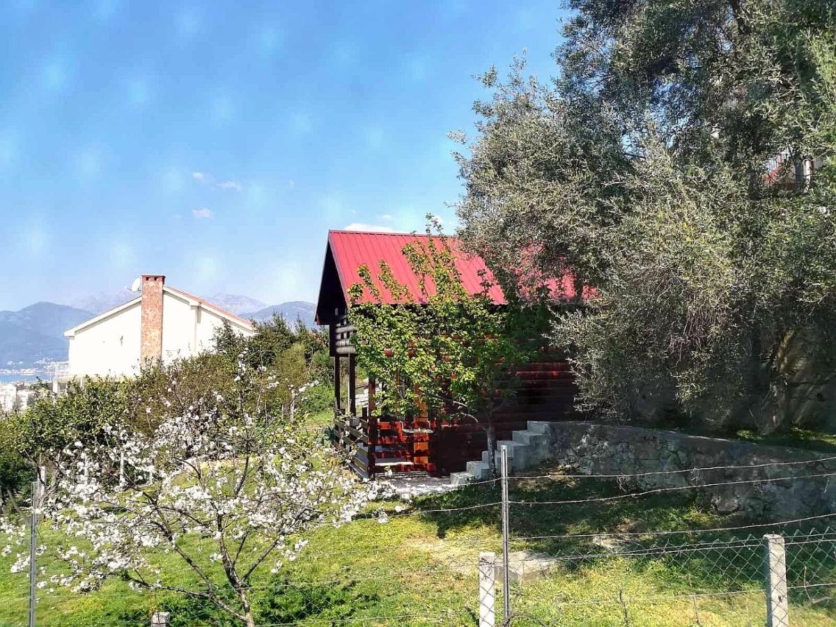 Timber House Villa Teodo Esterno foto